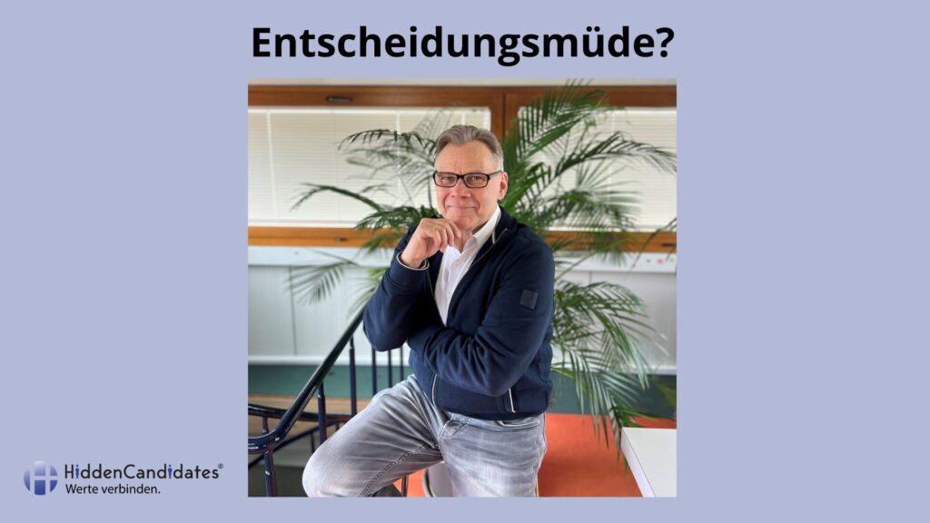 Entscheidungsmüde - Newsletter