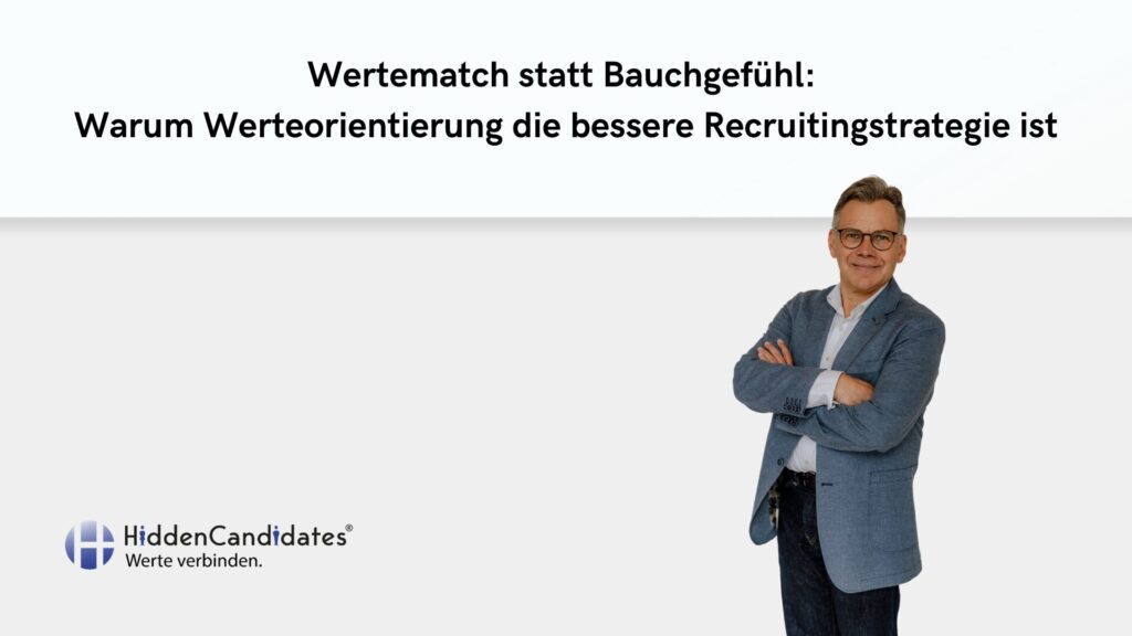 Wertematch statt Bauchgefühl - Blog Beitrag